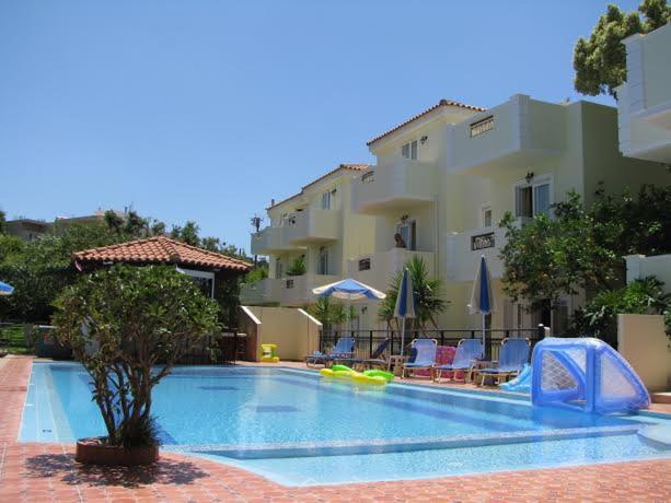 Sofia Studios & Apts Agia Marina (Crete) Bagian luar foto